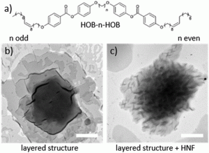 Tuneable helices of plasmonic nanoparticles using liquid crystal templates: molecular dynamics investigation of an unusual odd-even effect in liquid crystalline dimers